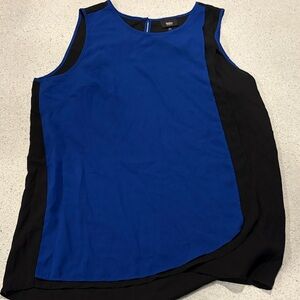 Mossimo Supply Co. Blue and Black Blouse